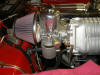 Photo of a Triumph TR3 supercharger