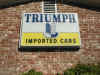 photo of Triumph dealer sign
