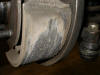 A photo of a 1957 Mercedes Benz 190sl brakes